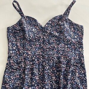 Floral Spaghetti Strap Pant jump (A0032)